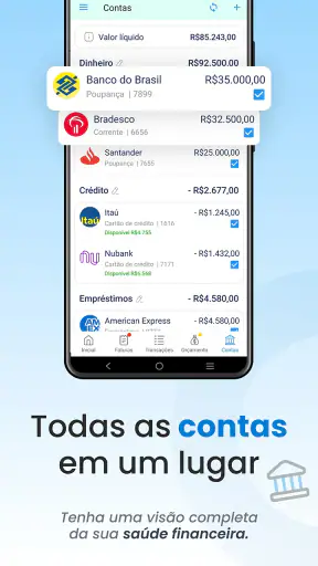 Faturas, Orçamento e despesas screenshot