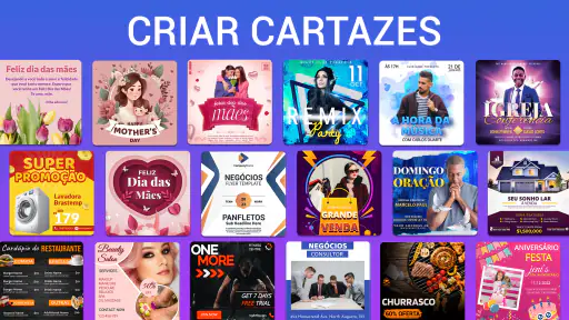 Fazer Cartaz e banner editor screenshot