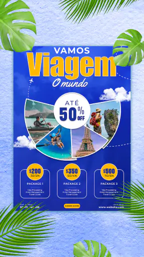 Fazer Cartaz e banner editor screenshot