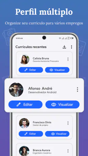 Fazer Currículo, CV em PDF screenshot