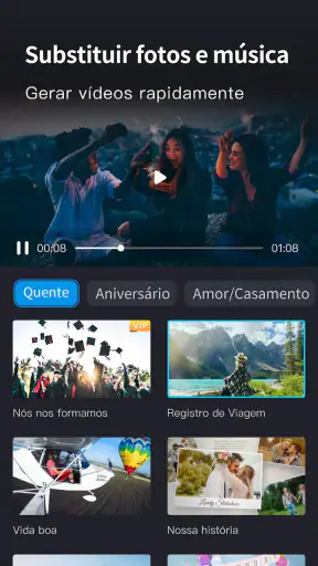 Fazer videos com musica e foto screenshot