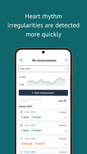 FibriCheck screenshot
