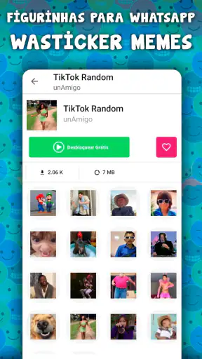 Figurinhas de memes WASticker screenshot