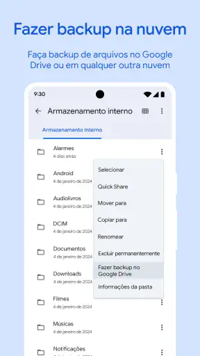 Files do Google screenshot