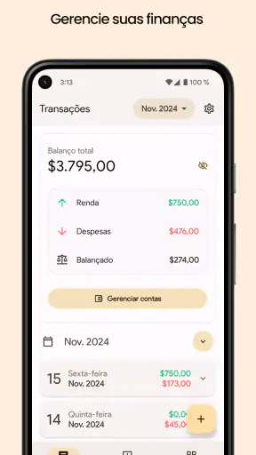 Finança: Controle de despesas screenshot