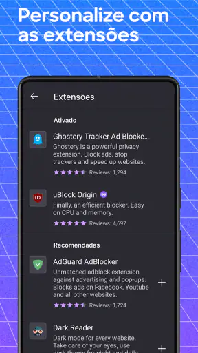 Firefox: navegador privado screenshot