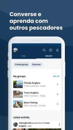 Fishbrain Rede Social Pescaria screenshot