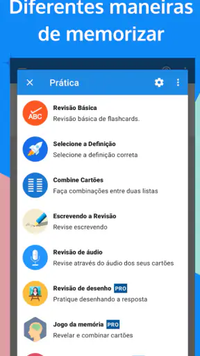 Flashcards - Estude e memorize screenshot