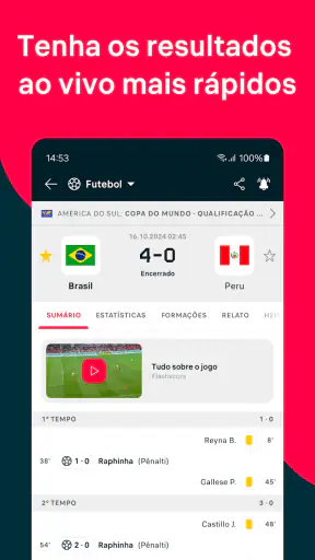 Flashscore: Resultados ao Vivo screenshot