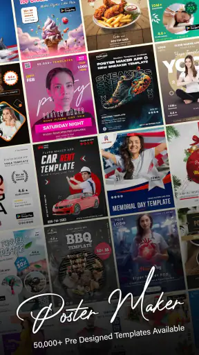 Flyers & Criador de Posters screenshot
