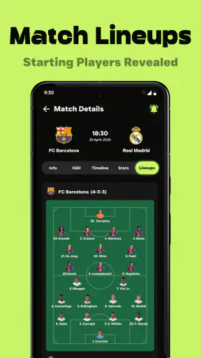 Football Live Scores & Alerts screenshot