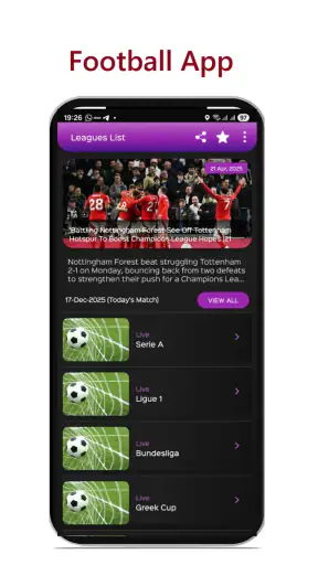 Football Live TV HD screenshot