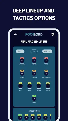 FootLord - Football Manager screenshot