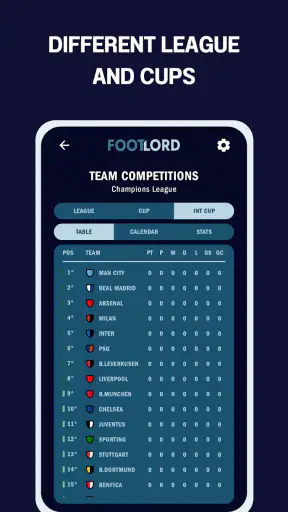 FootLord - Football Manager screenshot