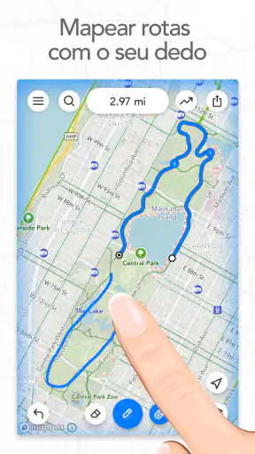 Footpath Medir Distâncias screenshot