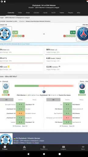 FootyStats - Estat. de Futebol screenshot