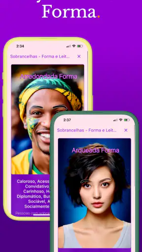 Formato e beleza do rosto test screenshot