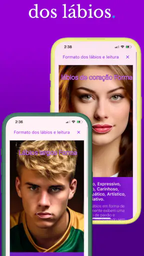 Formato e beleza do rosto test screenshot