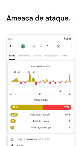 FotMob - Resultados de futebol screenshot