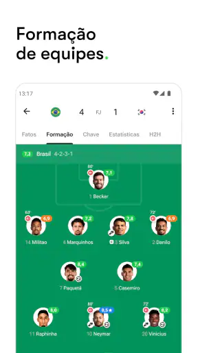 FotMob - Resultados de futebol screenshot