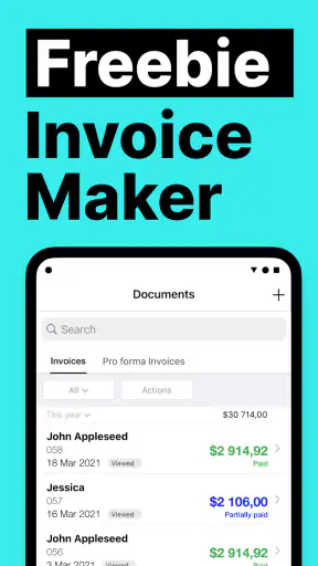 Freebie Invoice Estimate Maker screenshot