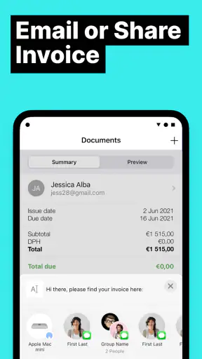 Freebie Invoice Estimate Maker screenshot