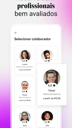 Fresha para clientes screenshot