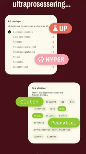 Frifor — Forstå hva du spiser! screenshot