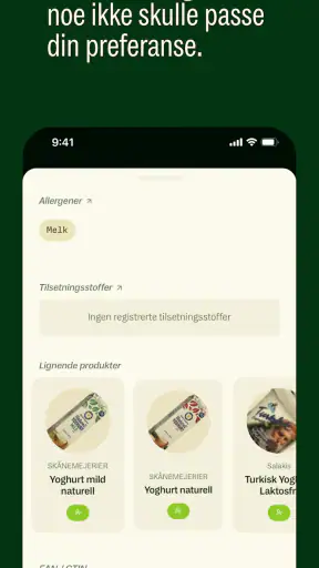 Frifor — Forstå hva du spiser! screenshot
