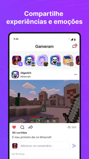 Gameram – Rede social de jogos screenshot