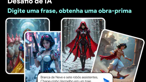 Gerador de imagens AI screenshot