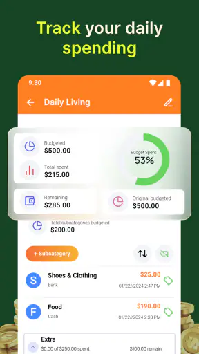 Gerente Rastreador Financeiro screenshot