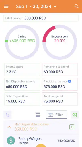 Gerente Rastreador Financeiro screenshot