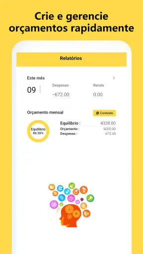 Gestor de Despesas e Orçamento screenshot