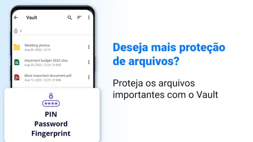 Gestor e Cofre File Commander screenshot