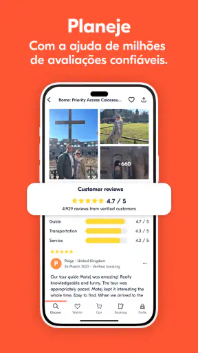 GetYourGuide: Experiências screenshot