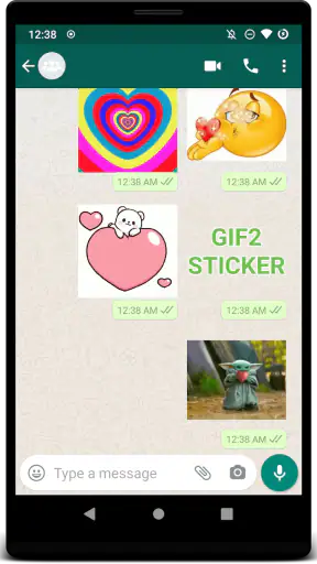GIF2Sticker Figurinhas animada screenshot