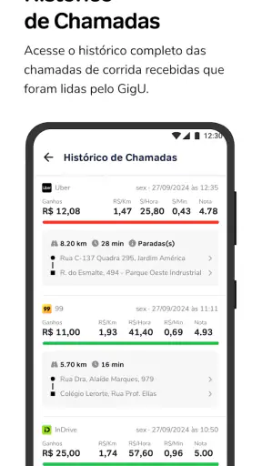 GigU: Seu copiloto inteligente screenshot