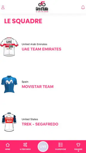 Giro d'Italia screenshot