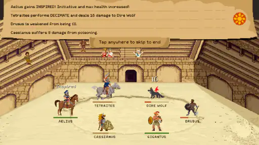 Gladiator manager screenshot