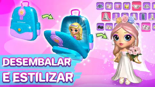 Go! Dolliz: Vestir Boneca 3D screenshot
