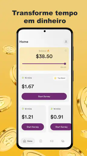Golden Surveys: Ganhe dinheiro screenshot