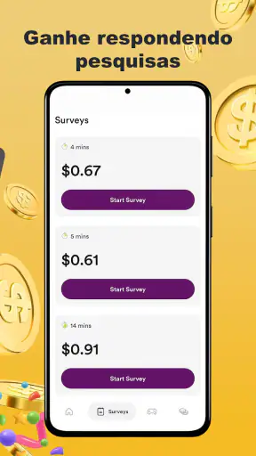 Golden Surveys: Ganhe dinheiro screenshot