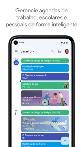 Google Agenda screenshot