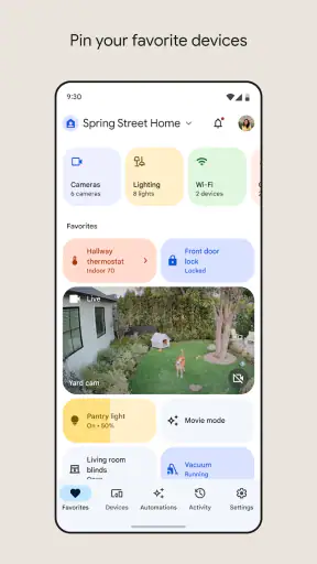 Google Home screenshot