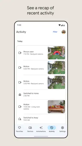 Google Home screenshot
