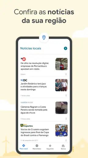 Google Notícias screenshot
