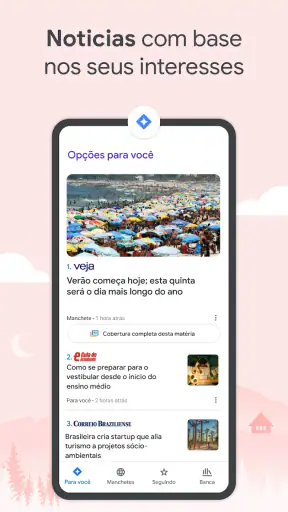 Google Notícias screenshot
