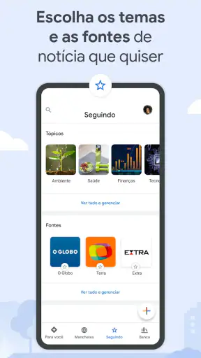 Google Notícias screenshot