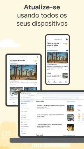 Google Notícias screenshot